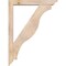 Ekena Millwork Funston Traditional Smooth Bracket w/ Offset Brace, Douglas Fir, 5 1/2"W x 36"D x 48"H BKT0604X36X48FST01SDF - alternate 4